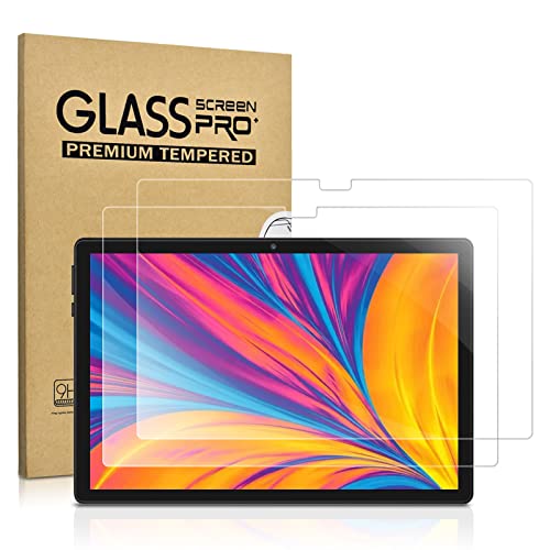 KATUMO [2 Pack Universal 10 Inch Screen Protector compatible with Hotlight/HiGrace/BENEVE/Ainmel 10 inch/UAUU 2023 New Clear Scratch Resistant Tempered Glass