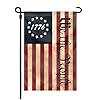 We The People 1776 Flag Double Sided 12x18in Outdoor Vintage American Betsy Ross 13 Star Flags for Yard Lawn Home Garden Decor USA Flag