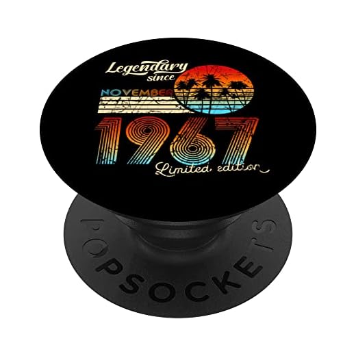 Legendario De Cumpleaños Desde Noviembre De 1967 Regalo. PopSockets PopGrip Intercambiable