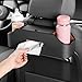 HOLDCY Car Back Seat Organizer with 2 Drink Cup Holder - Tissue Box and Storage Box Hook - Multi-functional Storage - Great for Kids and Travel (Black)