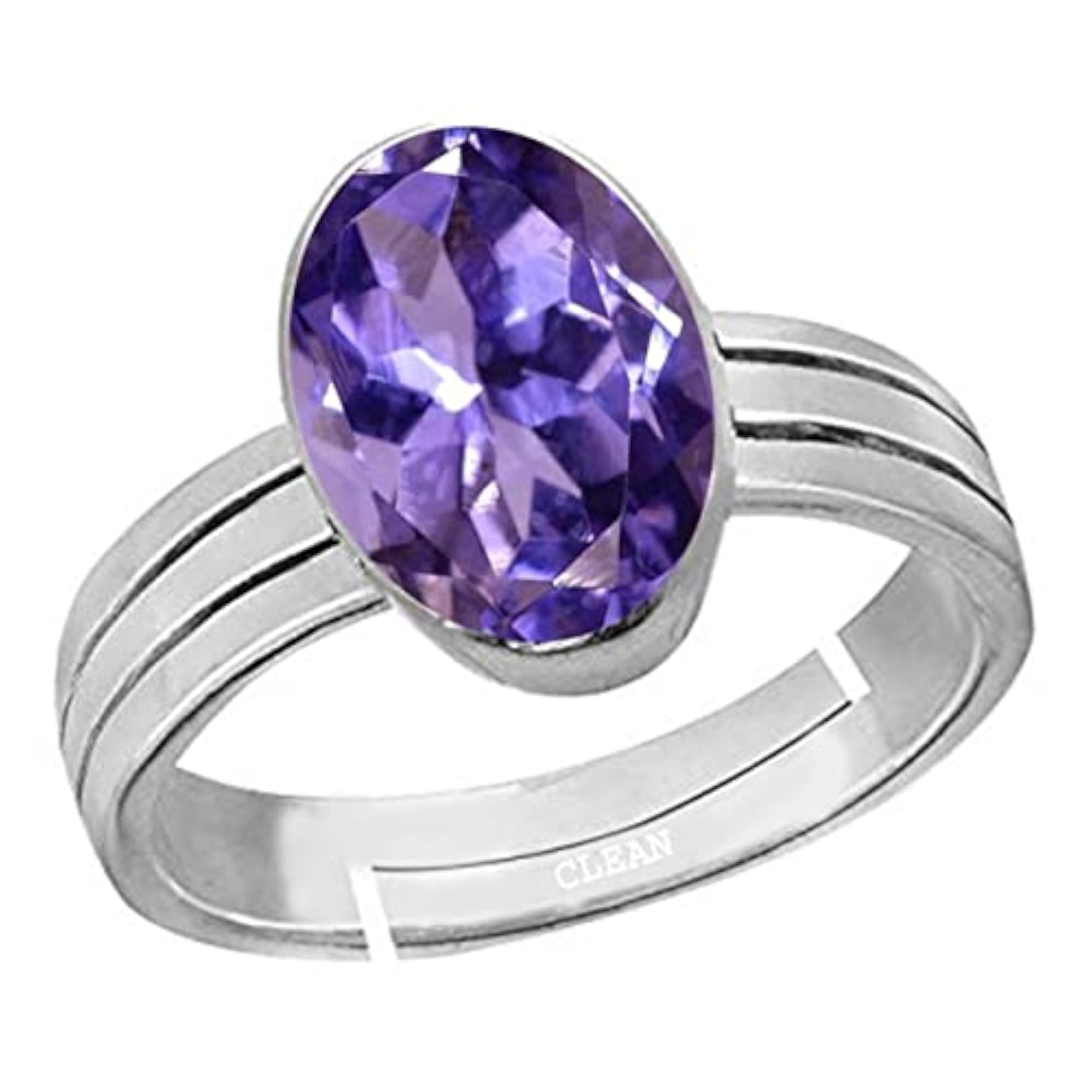 Iolite 10.25 Ratti Adjustable Ring in 925 Sterling Silver