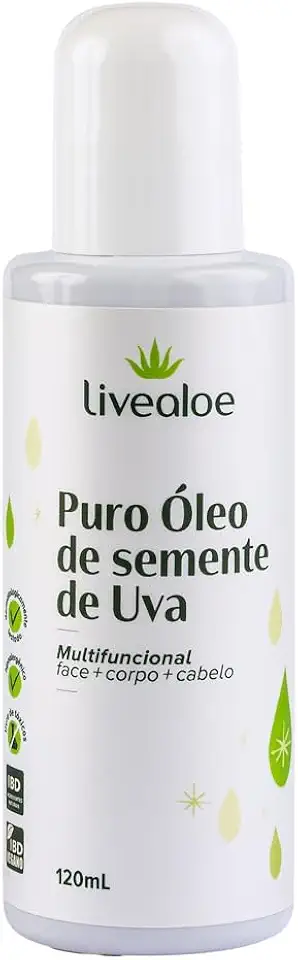 LiveAloe Puro Óleo De Semente De Uva