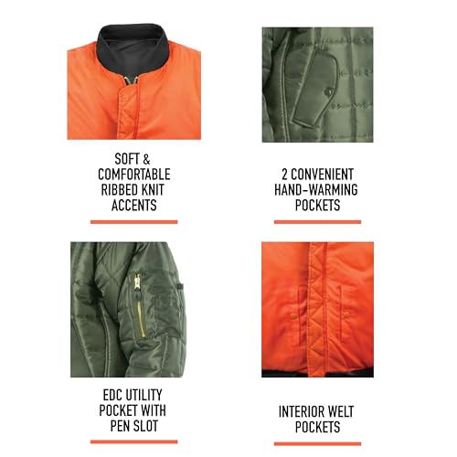 Veste d'aviateur Rothco hommes conçue en matériaux premium - 5