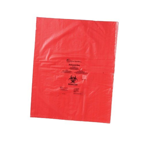 Heathrow Scientific HS10322, 483 mm. x 584 mm. Biohazard Disposal Bag (2 Packs of 200 pcs)