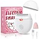 houpoo Intimrasierer für Frauen – Mini Rasierer Damen für Achseln, Beine, Bikini & Knie, Damenrasierer Elektrisch & Trimmer Damen mit LED-Licht, Nass & Trocken, USB-C aufladbar – Spülbar