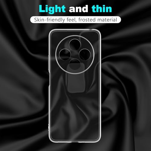 Image of REALCASE Silicone iQoo Z10 / Vivo T4 5G Back Cover Case, Scratch Resistant Protective Crystal Clear Transparent Shock Proof Bumper Back Cover Case for iQoo Z10 / Vivo T4 5G