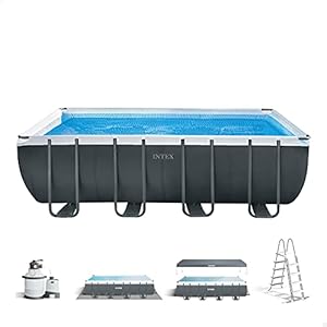 Intex 26356NP – Piscina desmontable rectangular Ultra XTR Frame INTEX 549x274x132 + depuradora