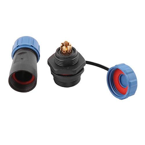 Conector de aviación SP1311/S azul negro miniatura 1