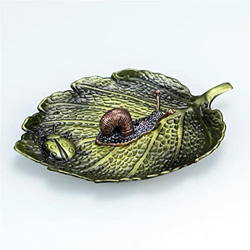 Incense Holder - Bodhi Leaf Snail Incense Burner, Incense Ash Catcher, Bedroom, Study, Yoga Room, Spa, Churches, Temples, Meditation