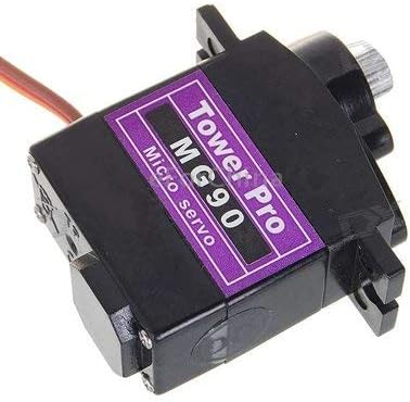 MG90 Metal Gear Digital Torque Servos with Gears and Parts