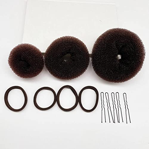 Kit Acessórios para Coque Rosquinha Preto (30 Peças)