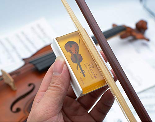 Rosin Violin Rosin 2 Pack Big Size Rosin Low Dust Natural Rosin For Violin Cello Viola Bows (Yellow) #TOP4