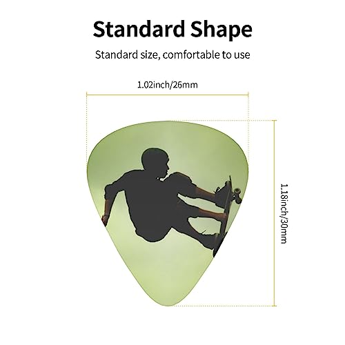 Lot de 12 médiators tendance et durables pour guitare électrique et basse dans une boîte pour ukulélé - Les Beatles, Paul McCartney, John Lennon, RIngo Starr, George Harrison Lot de 12 médiators tendance et durables pour guitare électrique et basse dans une boîte pour ukulélé – Image 5
