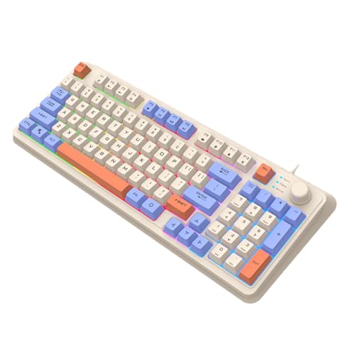 Clavier de jeu mécanique 94 touches rétroéclairé DEL pour PC portable