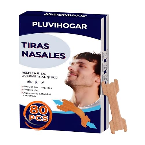 PLUVIHOGAR Tiras Nasales Antironquidos Talla L