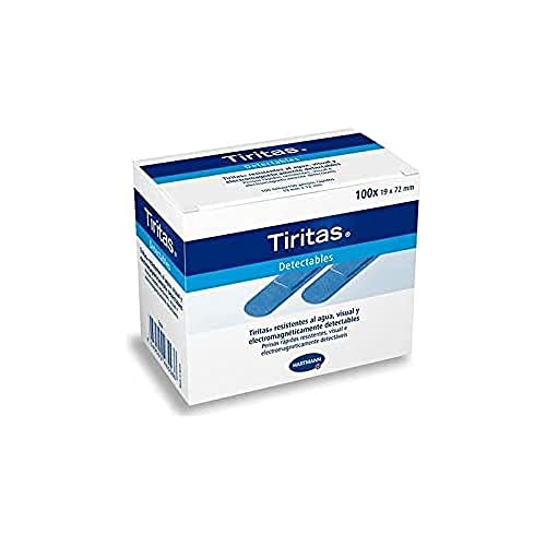 Tiritas Hartman Detectables Azul 100U