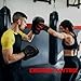 Boxing Pads for Men, Women, & Kids, Leather Focus Mitts for Martial Arts, Boxing Training, Curved Punch Mitts for Karate, Kickboxing,Muay Thai, Taekwondo