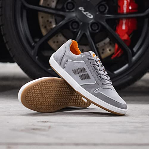 Piloti Driving Shoes For Men, Drift Performance Italian Nubuck Leather Everyday Driving Sneakers For Men, Men's Auto Racing Shoes, Car Driving Shoe, Mens Casual Fashion Sneakers (Us 10, Smoke) #TOP6