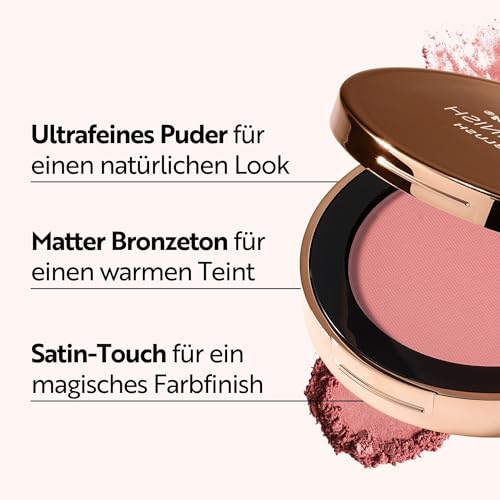M. Asam MAGIC FINISH Satin Blush Peachy Rose (4g) – Blush mit Satin-Touch Textur für ein perfektes Make Up, hochpigmentierte Beauty-Farben, feuchtigkeitsspendend, federleichte Formel