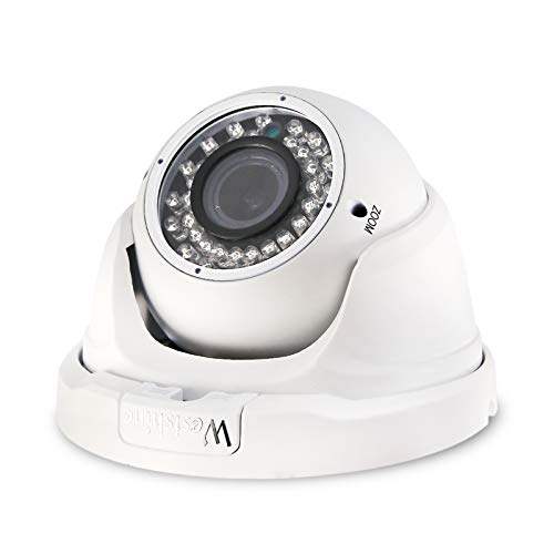 Westshine 5MP Security AHD Camera 2.8mm-12mm Varifocal Lens Dome Camera TVI/CVI/AHD/CVBS IR-Cut 36 IR LEDs 100ft Night Vision Indoor Outdoor Home Surveillance Camera (Varifocal 5MP)