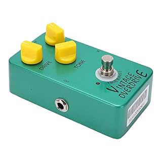 Pédale d’overdrive, excellente tonalité JF-01 7mA Pédales d’effet Screamer à lampes classiques légères en métal pour… - Les Beatles, Paul McCartney, John Lennon, RIngo Starr, George Harrison