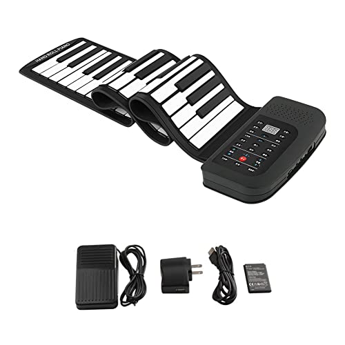 KEMNGO Piano de Studio, Piano Enroulable Portable à 88 Touches, Clavier de Piano MIDI Bluetooth Flexible for Enfants… - Les Beatles, Paul McCartney, John Lennon, RIngo Starr, George Harrison KEMNGO Piano de Studio, Piano Enroulable Portable à 88 Touches, Clavier de Piano MIDI Bluetooth Flexible for Enfants…