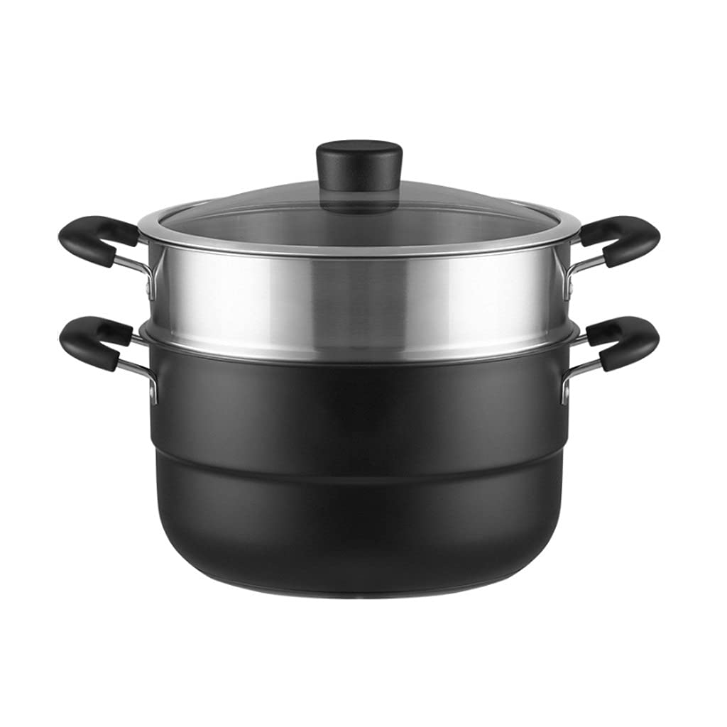 GTHTUHFD Household Stainless Steel Steamer, Steamed, Fish, Induction Cooker, Gas Stove,