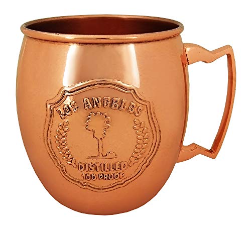 Americaware Los Angeles Embossed Copper Moscow Mule Mug