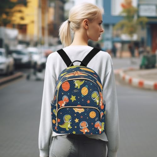 Mini mochila de moda y bolso casual multicolor con estrellas y planetas 7