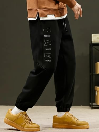 Image of Lymio Track Pant for Men ||Side Latter Print Style Look Pant || Jogger Track Pant (Packs Also Available) (TP-25-28-1)