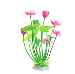 Pink Artificial Water Plants Artificial Lotus Fish Tank Ornament Aquarium Aquatics Grass Flower Simulation Wedding Favors Plastic Plastic