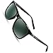 Sunmeet Gafas de sol Hombre Polarizadas Clásico Retro Gafas de sol para Hombre UV400 Protection S1001(Verde/Pistola)