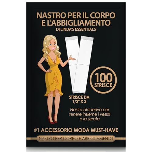 Linda's Essentials Nastro biadesivo Extra forte per tessuti Fashion Tape