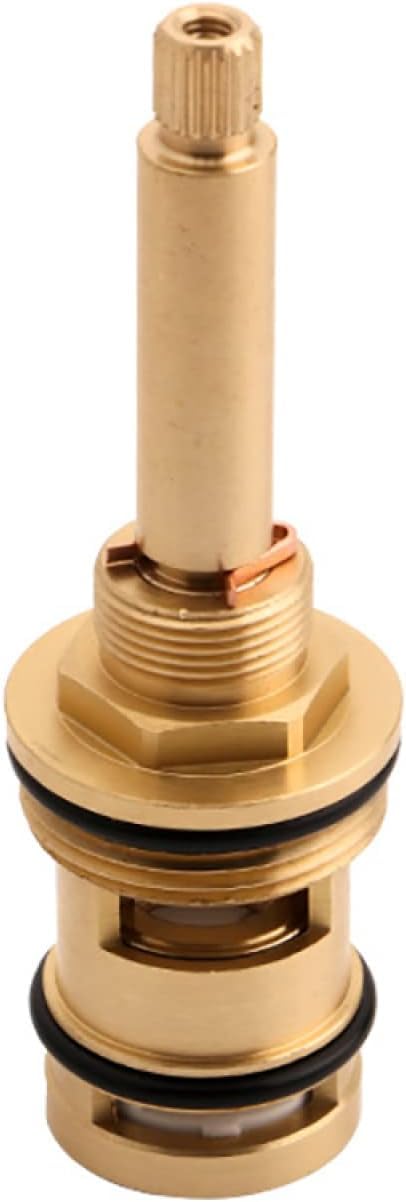 tap Cartridge Replacement, 1pcs Tap Cartridges Replacement Brass Ceramic Disc Valve Insert Gland Cartridge Quarter Turn 3/4" 20 Spline