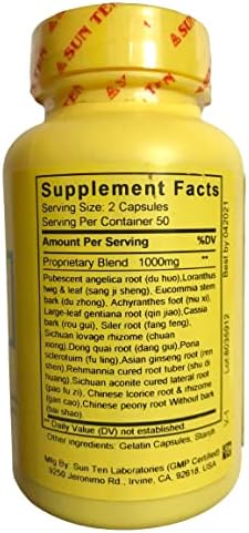Miniatura 3 de Sun Ten -Du Huo Ji Sheng Tang Tu-huo y Loranthus-Vaeicum Combinación 100 cápsulas
