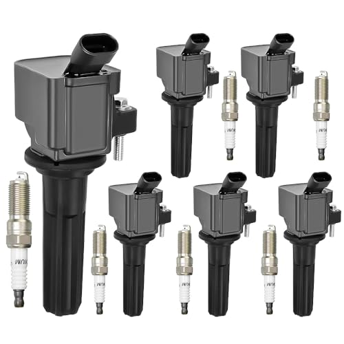 Image of 6 Packs UF497 Ignition Coil Pack with Spark Plugs Compatible with Buick Rainier 4.2L Chevrolet Colorado /Trailblazer for GMC Canyon /Envoy 2.9 3.7L 4.2L 2006 2007# 12619472 12496547 12496574