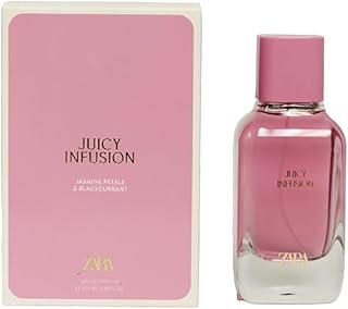 Zara Juicy Infusion Perfume for Women Fruity Blackcurrant & Jasmine Floral Fragrance Scent Eau de Parfum EDP 100ml (3.38 fl. oz)