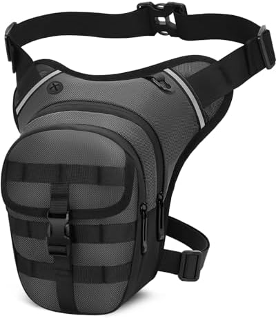 Waterproof Motorcycle Leg Bag Military Motorcycle Waist Bag with ...