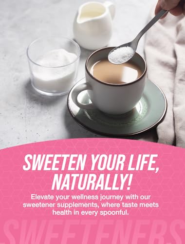 BulkSupplements.com Stevia Extract Powder - Stevia Sweetener, Pure Stevia Powder - Zero Calorie Sweetener, Gluten Free, 40mg per Serving, 250g (8.8 oz) (Pack of 1) - Image 4