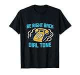 Be Right Back Tone Retro Computer Graphic T-Shirt