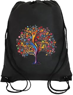 شنطة ظهر كبيرة توت (ايه) ذات حجم مميز واشكال وألوان وطباعة عالية الجودة، مناسبة لجميع الاعمار.، أسود