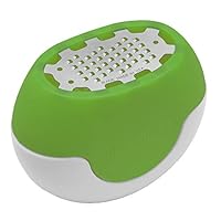 Microplane Grattugia Zester Flexi Zesti Fine Verde Acciaio Inossidabile e Silicone per Limoni, Arance e Altri agrumi