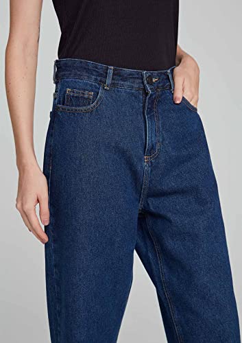 Calça Jeans Feminina Cintura Alta Reta