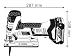Bosch Professional GST 18 V-LI S Sierra de calar, 550-2.700 cpm, profundidad...