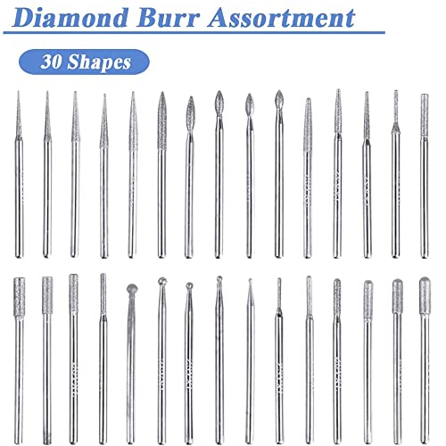 Set de 30 fresas de diamante Wolfride 2.35 mm miniatura 2