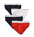 Tommy Hilfiger Men's 4-Pack Cotton Brief, Mahogany, Small