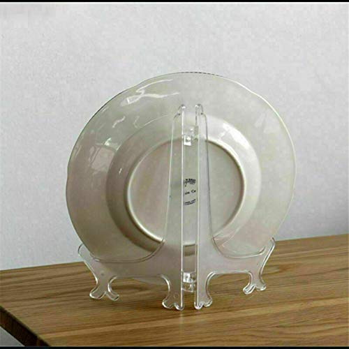 Cavalletti Espositivi Trasparenti - Set 10 Supporti Per Piatti, Foto E Oggetti Da Collezione - Foto 7