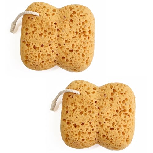 2Pcs Larger Shower Sponges for Women Men, Foam Loofah Sponge, Body Sponge for Shower