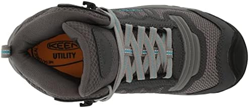KEEN Utility Women's Reno Mid Height Soft Toe Flexible Waterproof Athletic Work Shoes, Magnet/Ipanema, 7.5 | Image 4