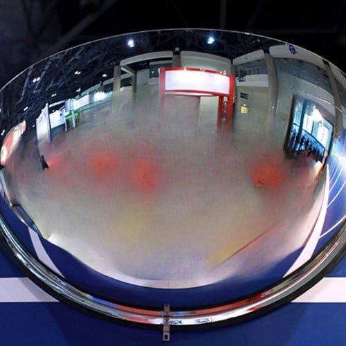 Miroir de sécurité demi-dôme angle mort route nationale